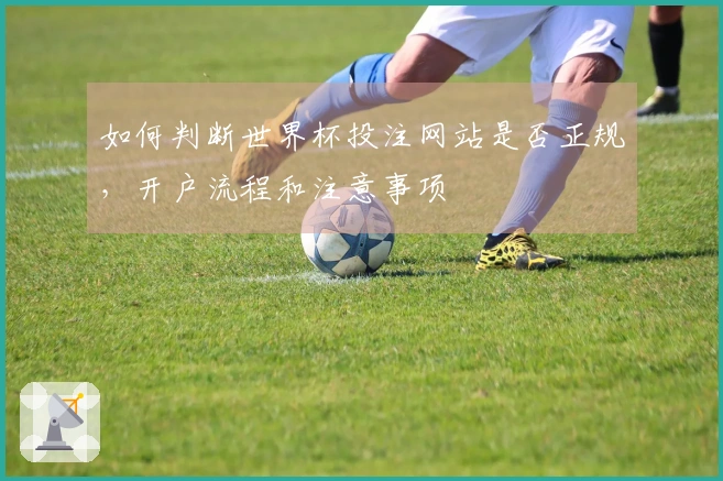 如何判断世界杯投注网站是否正规，开户流程和注意事项